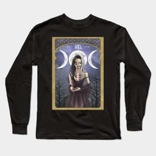 Hel, Goddess of Death Long Sleeve T-Shirt